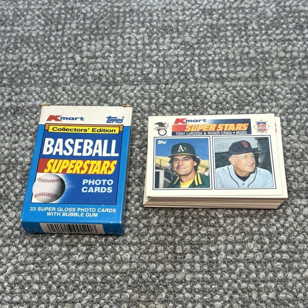 1990 Topps Kmart Baseball Superstars Collectors‎ Edition Complete Set